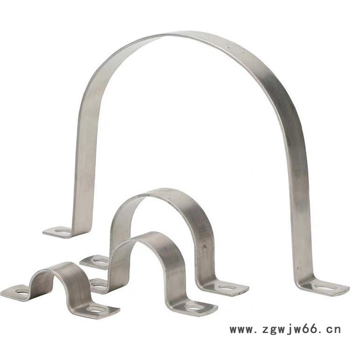 朔涵 扁铁抱箍 抱箍电力金具 异性扁铁抱箍 u型抱箍金具 泄水管抱箍图4