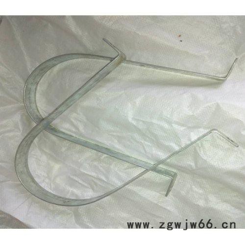 朔涵 扁铁抱箍 抱箍电力金具 异性扁铁抱箍 u型抱箍金具 泄水管抱箍图3