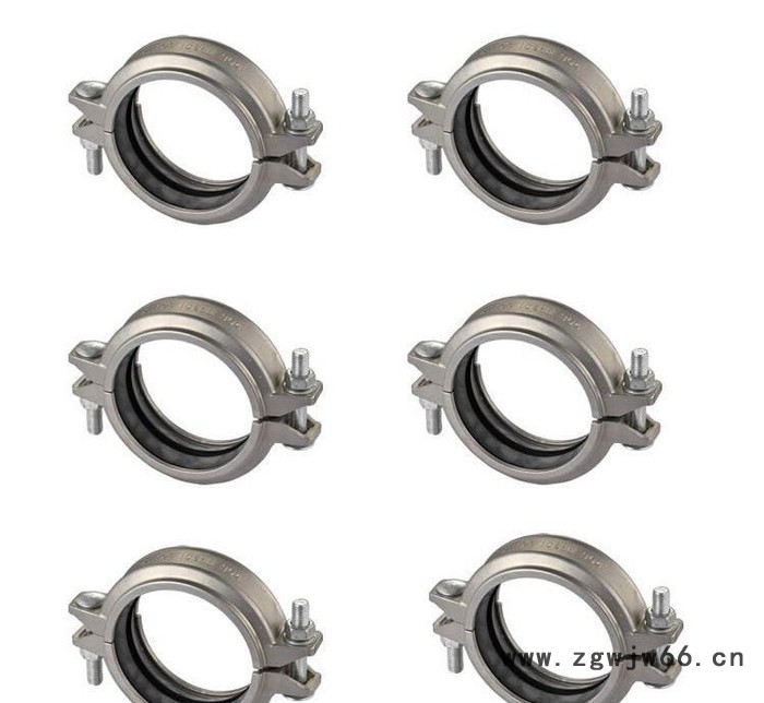 304不锈钢沟槽卡箍件|卫生级沟槽卡箍生产厂家|现货批发沟槽卡箍图3