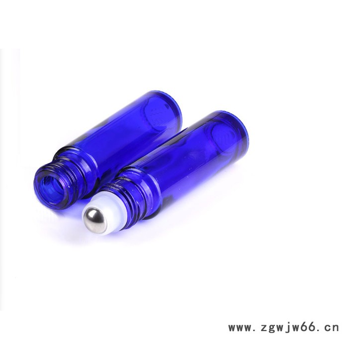 10ml 蓝色 棕色 透明 蒙砂 滚珠瓶图3