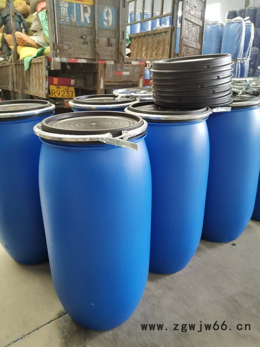 榕成包装 塑料桶 160L法兰桶 法兰桶 抱箍桶 山东塑料桶厂家直供资质齐全图5