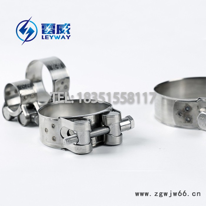 不锈钢强力喉箍 T型强力卡箍 304强力喉箍 加厚欧式卡箍 不锈钢304单头实心强力箍 不锈钢强力空心喉箍图5