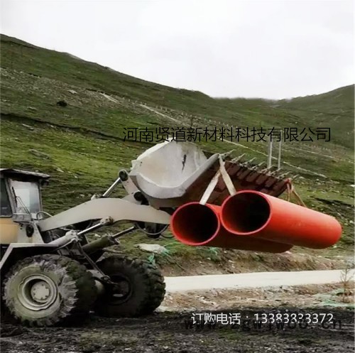 抱箍连接高分子逃生管道-河南贤道管业图4