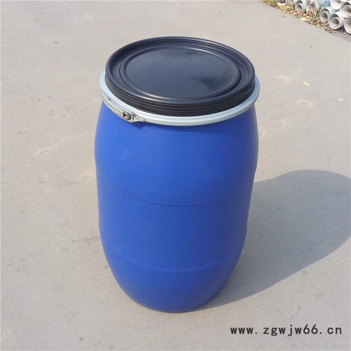 新佳塑业125L卡箍桶125公斤法兰桶125升化工桶125L抱箍桶厂家图4