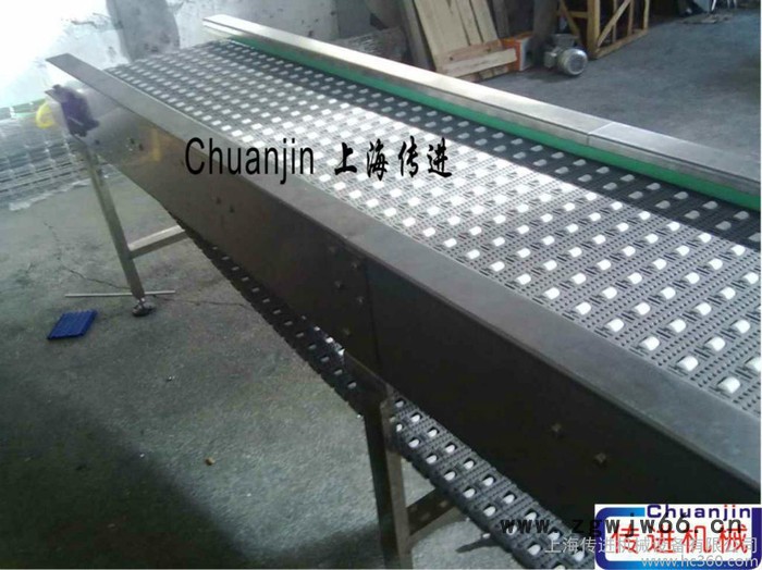 供应传进机械缓冲链板输送机多列滚珠缓冲链板输送机,塑料网带图3