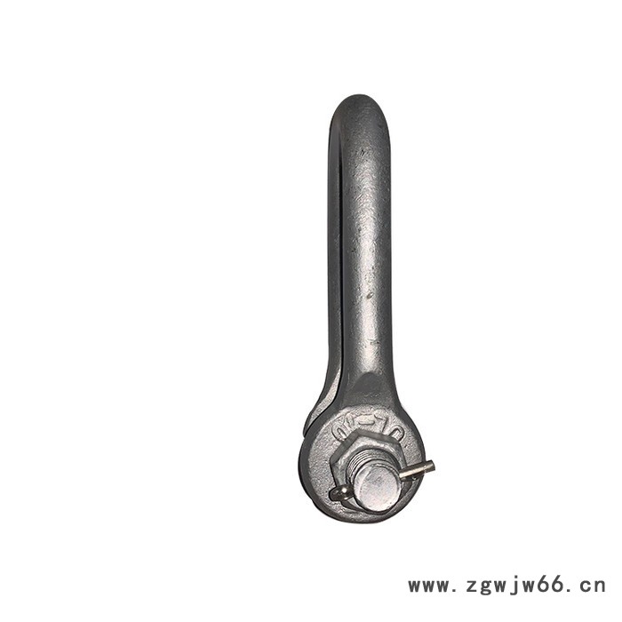 博耀电力器材厂家 u型挂环UL-25 电力连接金具U型挂环 直角挂板 铝合金耐张线夹热镀锌铁附件螺栓螺母 抱箍现货供应图4