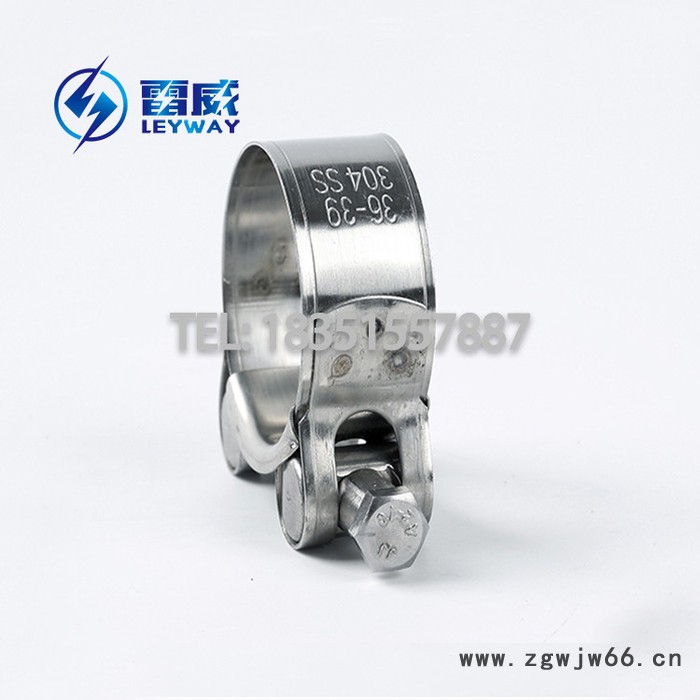 欧式强力喉箍17-356不锈钢304单头实心强力箍T型强力卡箍库存现货图4