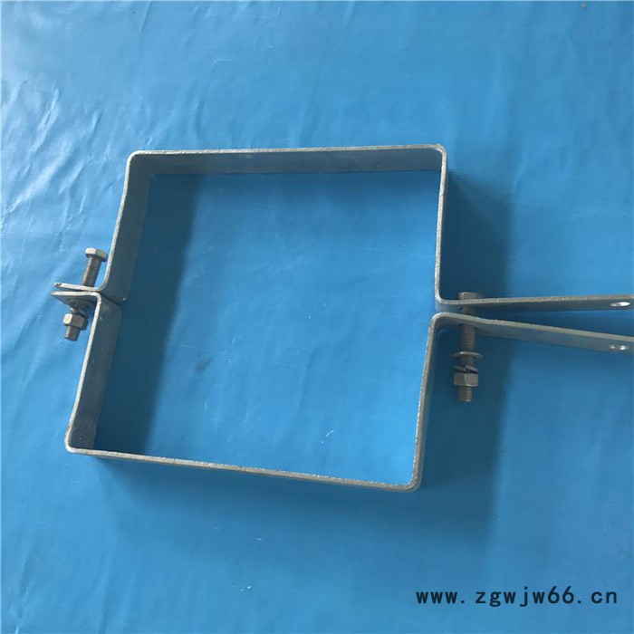 鲁电供应光缆夹具配件 抱箍|方形抱箍|圆形抱箍|长尾抱箍|双耳抱箍图2