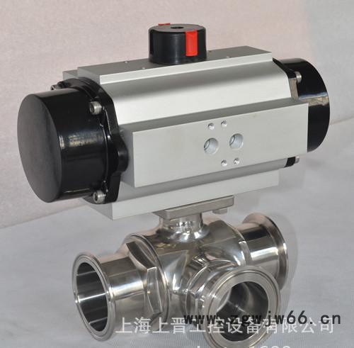 卡箍快装球阀,快装球阀,卡箍球阀,气动卫生级卡箍快装球阀图2