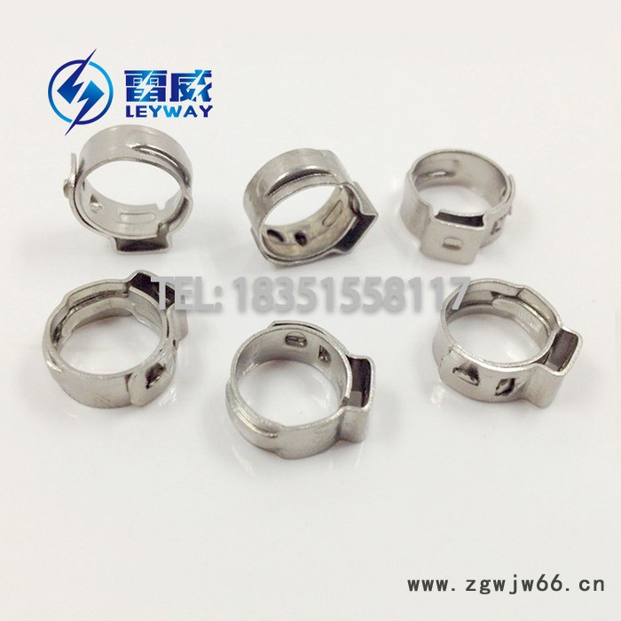 304不锈钢单耳无极卡箍 单耳无极喉箍 单耳可调卡箍 304单耳卡箍 不锈钢全304单耳可调卡箍 单耳抱箍 耳型喉箍图2