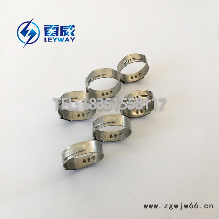 304不锈钢单耳无极卡箍 单耳无极喉箍 单耳可调卡箍 304单耳卡箍 不锈钢全304单耳可调卡箍 单耳抱箍 耳型喉箍图5