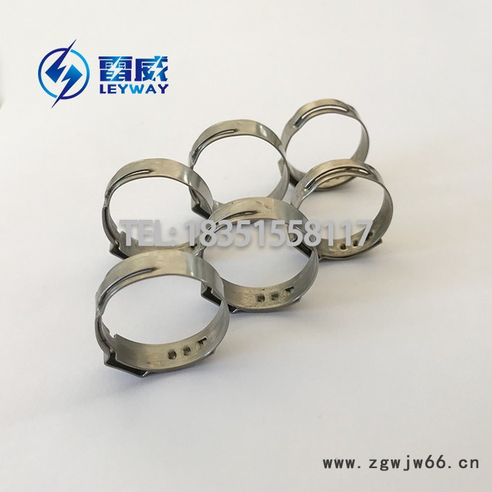 304不锈钢单耳无极卡箍 单耳无极喉箍 单耳可调卡箍 304单耳卡箍 不锈钢全304单耳可调卡箍 单耳抱箍 耳型喉箍图8