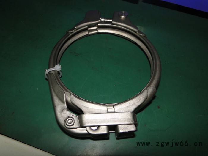 供应风管抱箍 制粉管道卡箍 德标卡箍 重型管箍图3