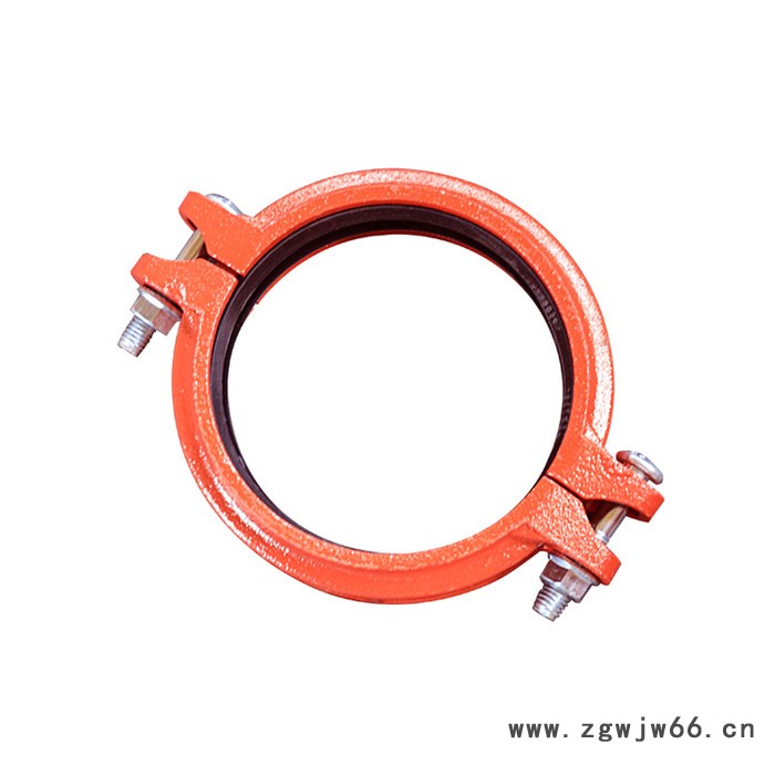 沟槽刚性卡箍批发卡箍消防工程专用 沟槽管件钢卡抱箍DN50-300图4