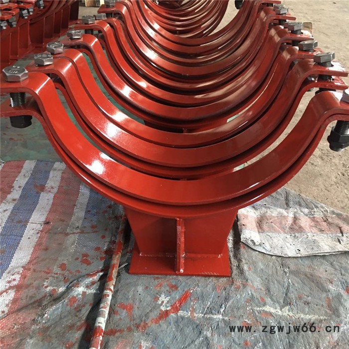 河北供应PS15-A-1-500-400管托 中石油管道滑动支座 双抱箍管座图4