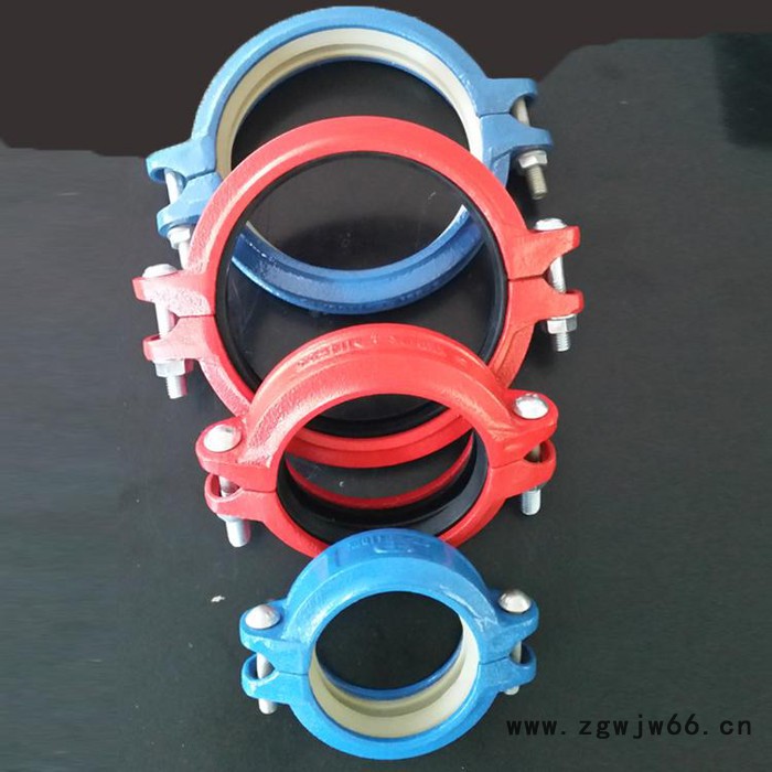 刚性卡箍 卡箍刚卡 重卡柔卡消防用沟槽管卡 刚性柔性管接头批发图3