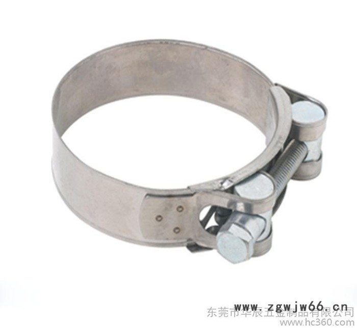 直销 卡箍不锈钢强力不锈钢卡箍规格型号316抛光定制款现货图2