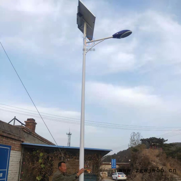 畅园cyzm  邯郸太阳能路灯  抱箍太阳能路灯 小区太阳能路灯 单臂太阳能路灯 6米高太阳能路灯图7