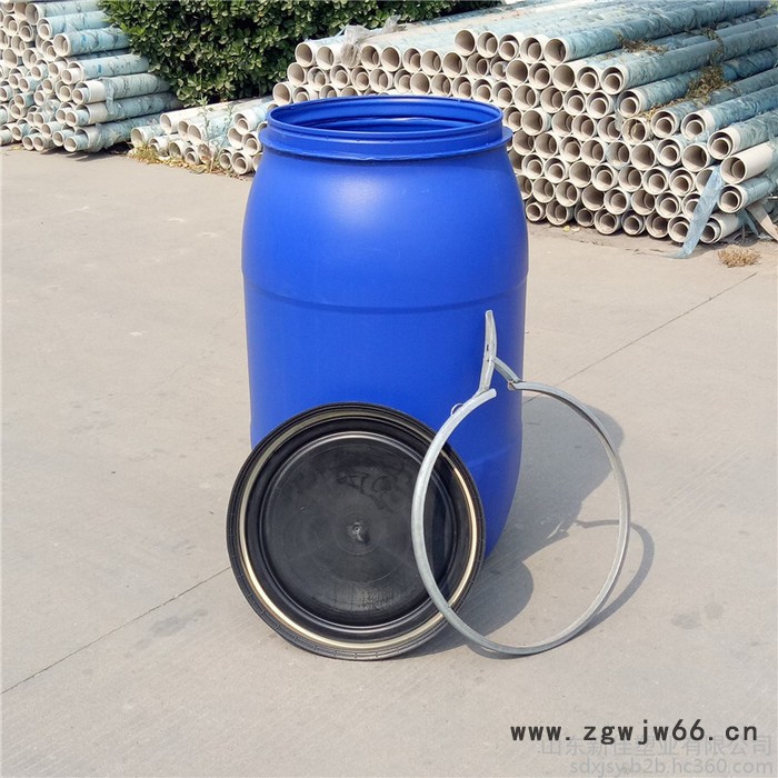 新佳220L塑料桶220公斤塑料桶220L抱箍桶生产厂家图4