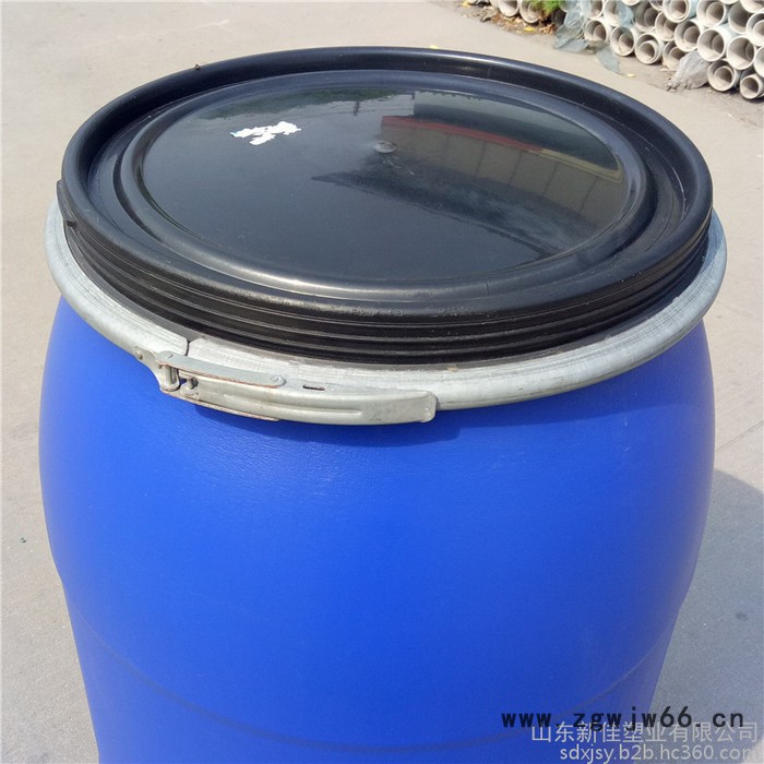 新佳220L塑料桶220公斤塑料桶220L抱箍桶生产厂家图2