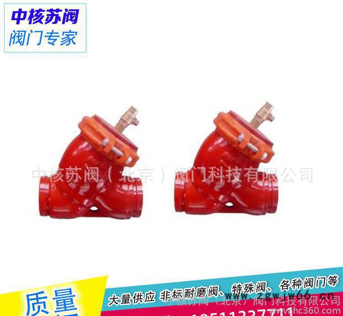 专业生产阀门 沟槽式卡箍Y型过滤器 价格优惠图3