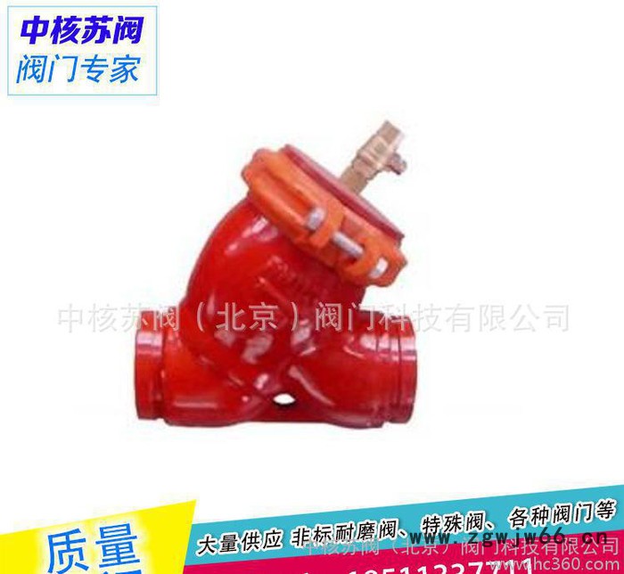 专业生产阀门 沟槽式卡箍Y型过滤器 价格优惠图2