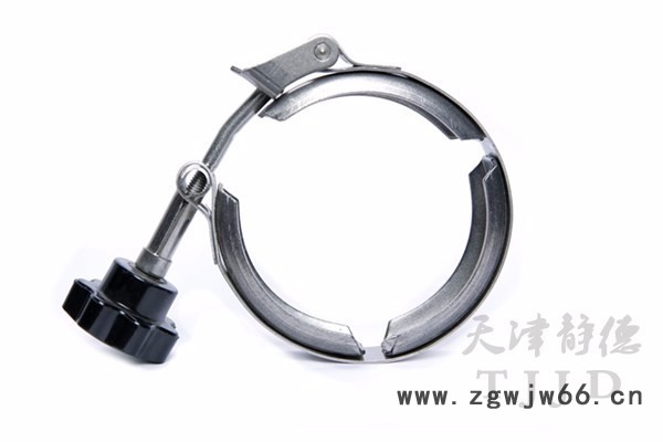 津静德 不锈钢V型沟槽式卡箍**量大从优 不锈钢卡箍图3