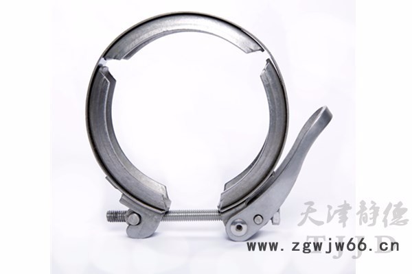 津静德 不锈钢V型沟槽式卡箍**量大从优 不锈钢卡箍图5