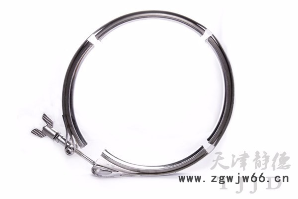津静德 不锈钢V型沟槽式卡箍**量大从优 不锈钢卡箍图6