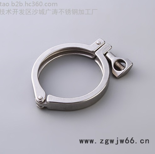 广涛KG001 厂家供应精铸卡箍 不锈钢快装抱箍 材质201/304/316L图2