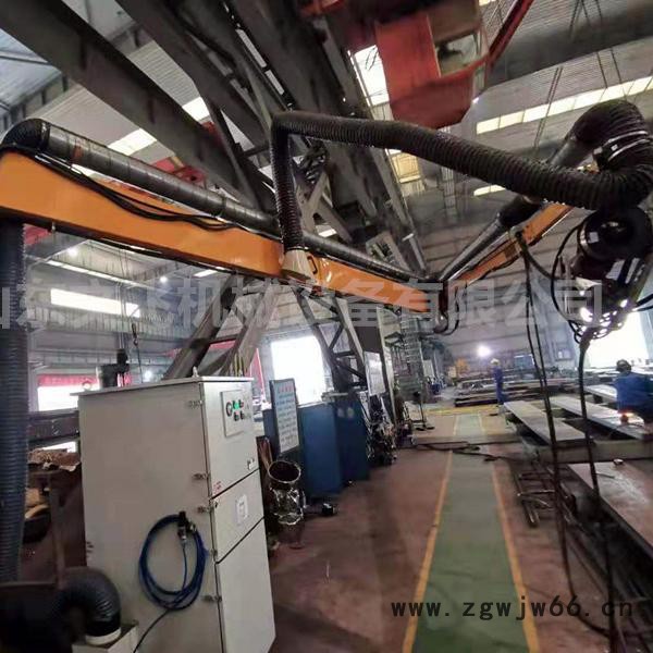 送丝机悬臂架 利用抱箍安装吸尘管道悬臂送丝机参数图5