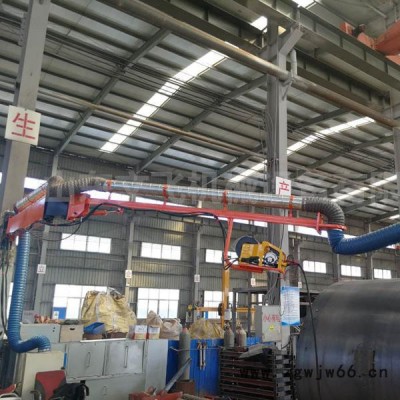 送丝机悬臂架 利用抱箍安装吸尘管道悬臂送丝机参数