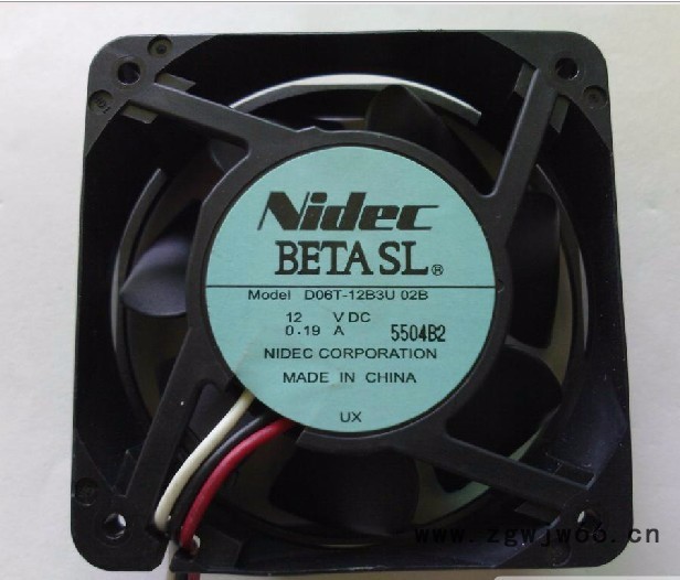 尼迪克D06T-12PU 双滚珠风扇60*60*25 12V图2