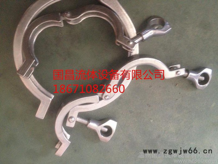 ** 不锈钢卡箍卫生级 304-快装卡箍卡牌管子夹手 快装管卡图3