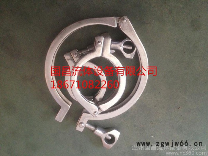 ** 不锈钢卡箍卫生级 304-快装卡箍卡牌管子夹手 快装管卡图2