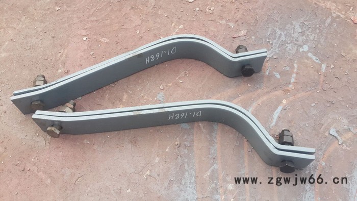 定制各种型号 管夹 管卡 管道支架 滑动支架 平面支架 镀锌管夹 常用Z1 Z2 Z3管夹 管道固定 抱箍 安全夹图5