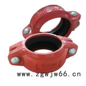 消防管道卡箍  沟槽式铸铁卡箍  刚性卡箍图2