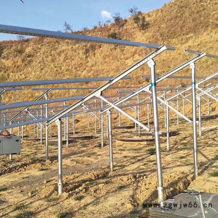 加工光伏抱箍 生产光伏檩条 光伏支架立柱图3