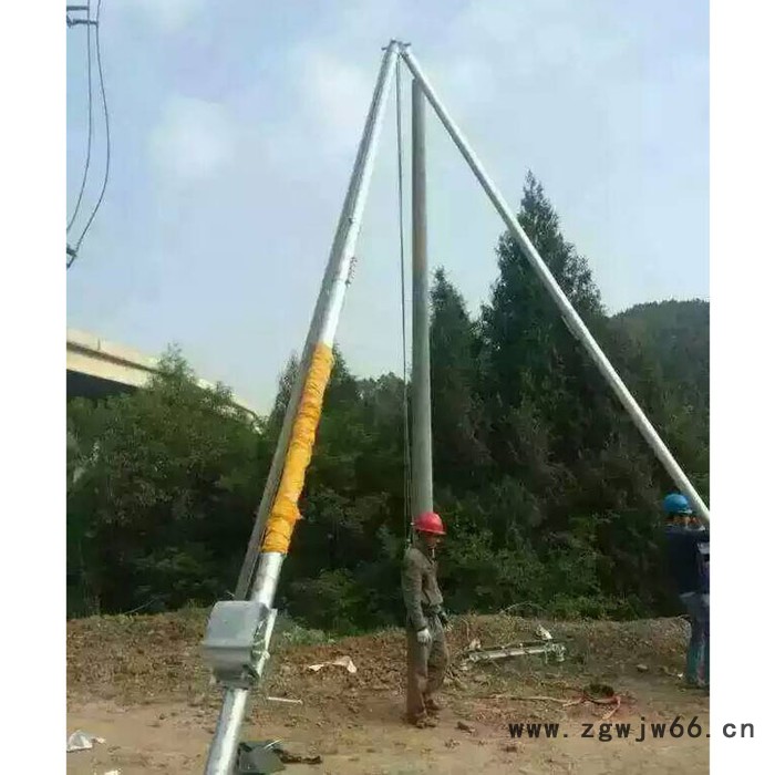 固定式人字抱杆 固定式人字拔杆 人字拔杆分体抱箍图3