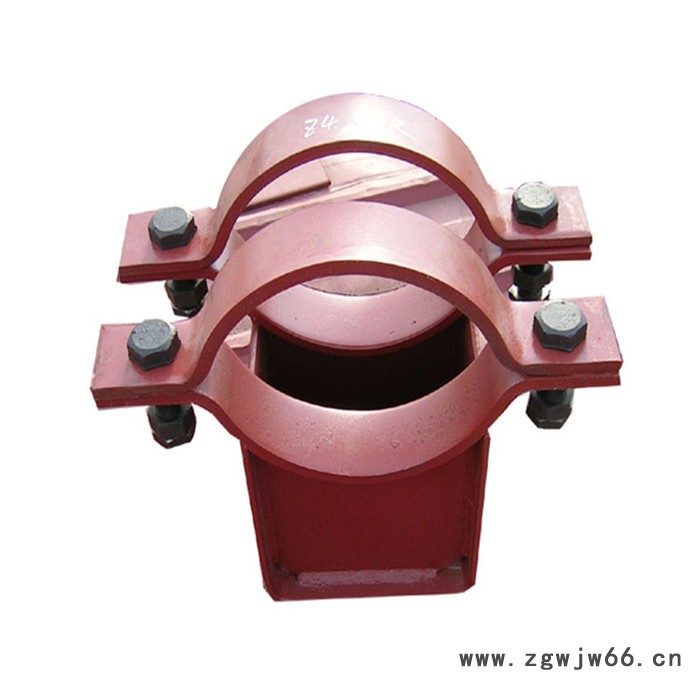 齐鑫Z14滑动导向支架 抱箍支架 径向限位管卡图2