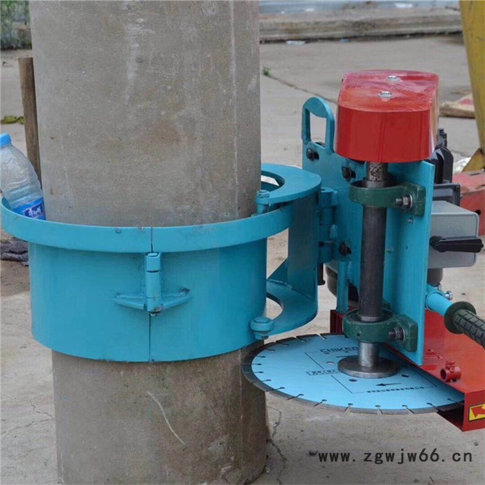 汇鹏抱箍切桩机 混凝土卡箍式切桩机 建筑工地水泥桩切割机图3