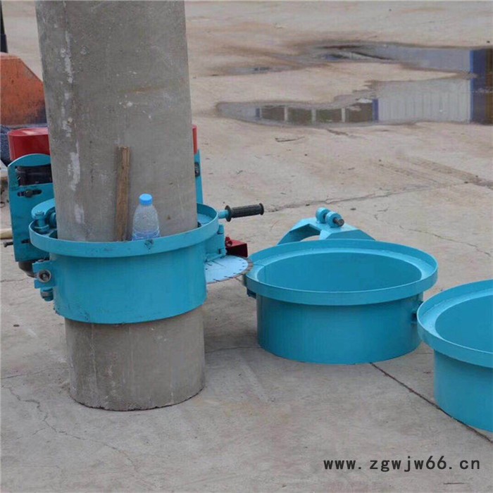 汇鹏抱箍切桩机 混凝土卡箍式切桩机 建筑工地水泥桩切割机图5