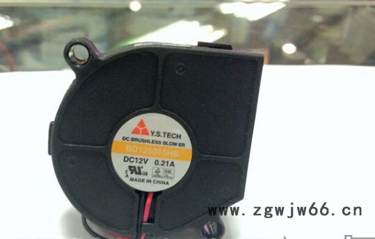 元山BD126018MB双滚珠风扇60*60*18 12V0.20A鼓风机图2