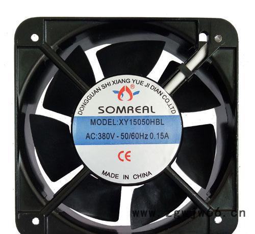 XY15051HBL七叶 双滚珠 110V220V380V 高端交流散热风扇图3