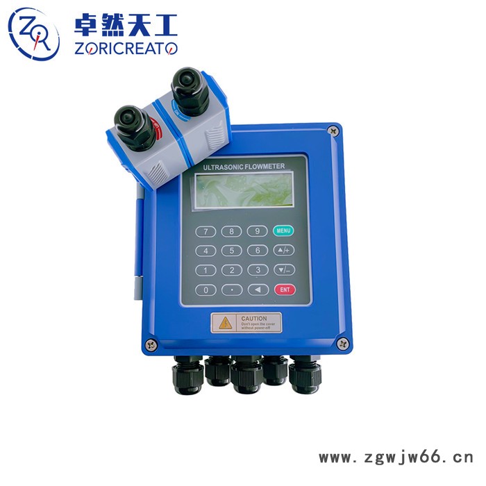 ZORICREATO/卓然天工 FM2000US 超声波流量计 标配线缆耦合剂抱箍主机 外夹传感器 非接触式测量图3