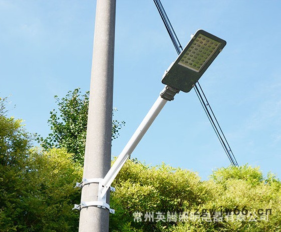 LED路灯挑臂户外吸墙挑臂灯电线杆抱箍灯杆新农村照明灯40W路灯 挑臂路灯图3