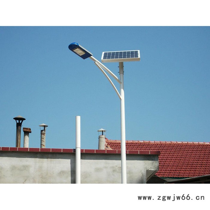 新农村户外水泥电线杆抱箍抱杆太阳能防水庭院6米5米100w200w路灯 太阳能路灯图2