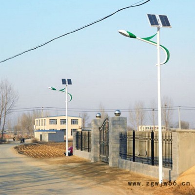 新农村户外水泥电线杆抱箍抱杆太阳能防水庭院6米5米100w200w路灯 太阳能路灯