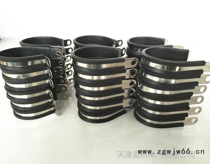 广西河池易科供应R型管夹 卡座 抱箍图2