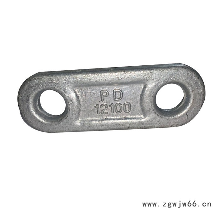 博耀电力器材厂家 PD挂板PD-10 电力连接金具U型挂环 直角挂板 铝合金耐张线夹热镀锌铁附件螺栓螺母 抱箍现货供应图4